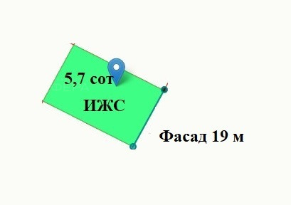 Участок ИЖС 5,7 сот в х. Семигорский