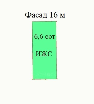 Участок ИЖС 6,6 сот в п. Веселовка