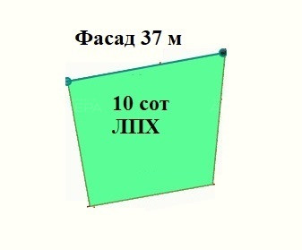 Участок 10 сот ЛПХ (ИЖС) в п. Веселовка