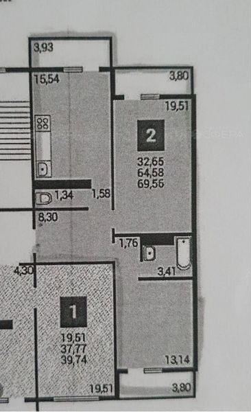 продается 2-к. квартира в Анапе