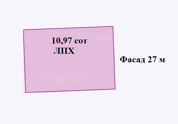 Участок ЛПХ 10,9 сот в п. Прогресс