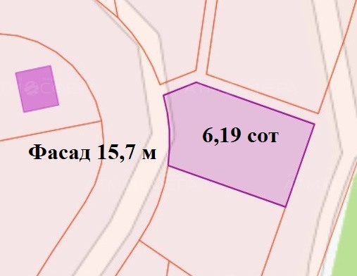 Участок 6,19 сот в п. Сукко